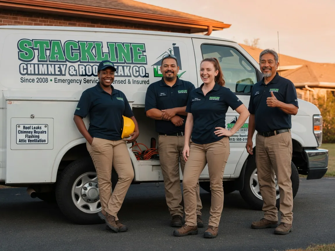 Chimney flashing repair company in Bedford, VA